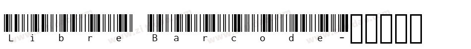 Libre Barcode字体转换
